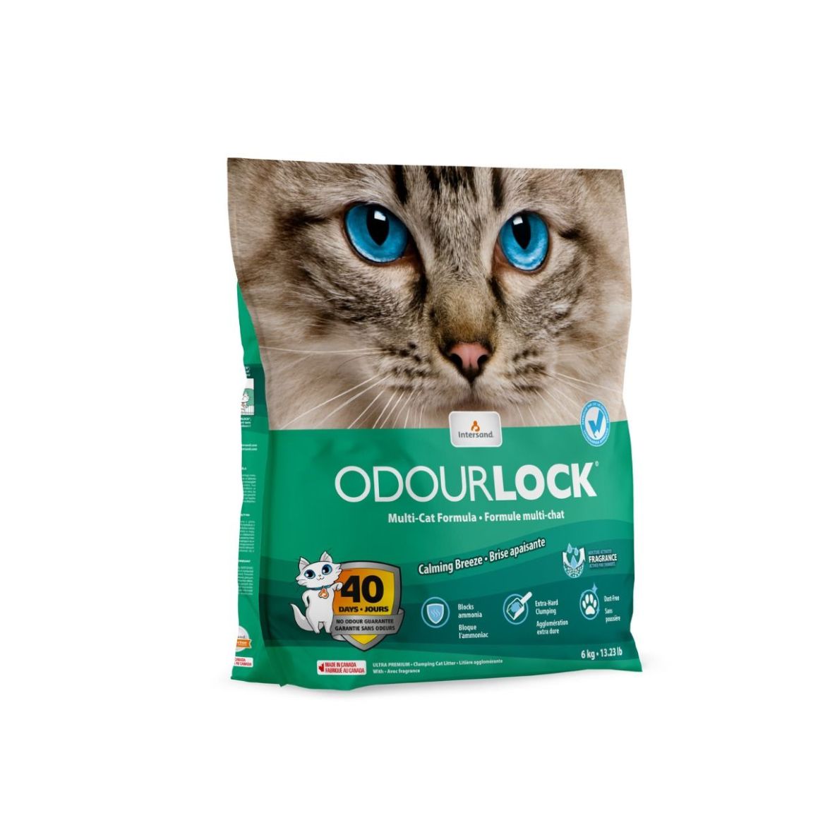 Se Odour Lock Calming Breeze 6 kg Kattegrus hos Pet Guide
